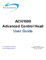 Предварительный просмотр 1 страницы Blue Sky Network ACH1000 User Manual