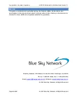 Предварительный просмотр 4 страницы Blue Sky Network ACH1000 User Manual