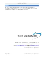 Preview for 3 page of Blue Sky Network ComCenter II User Manual