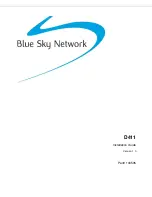 Blue Sky Network D411 Installation Manual preview