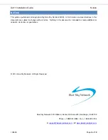 Preview for 2 page of Blue Sky Network D411 Installation Manual