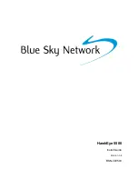 Предварительный просмотр 1 страницы Blue Sky Network HawkEye 5500 Install Manual