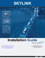 Blue Sky Network SKYLINK Installation Manual preview