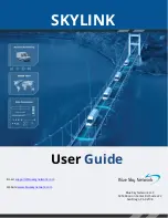 Blue Sky Network SKYLINK User Manual preview