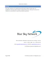 Preview for 3 page of Blue Sky Network SKYLINK User Manual