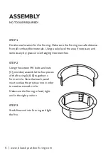 Preview for 6 page of Blue Sky Outdoor Living 2611529 Owner'S Manual