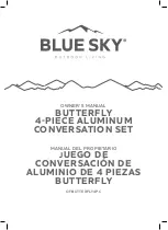 Blue Sky Outdoor Living OFBUTTERFLY4PC Owner'S Manual preview