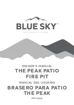 Preview for 1 page of Blue Sky Outdoor Living PFP2416 Owner'S Manual