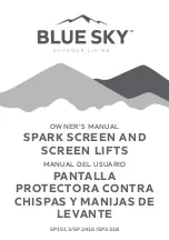 Preview for 1 page of Blue Sky Outdoor Living SP1513 Owner'S Manual