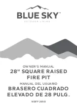 Blue Sky Outdoor Living WBFP28RB Owner'S Manual preview