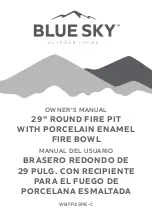 Blue Sky Outdoor Living WBFP29PE-C Owner'S Manual preview