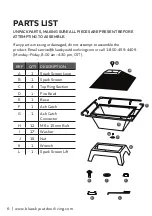 Preview for 6 page of Blue Sky Outdoor Living WBFP31SQ-GF Owner'S Manual