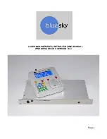 BLUE SKY AUDIO MANAGEMENT CONTROLLER Manual preview