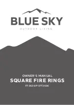 BLUE SKY FF3636 Owner'S Manual preview