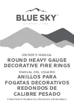 Preview for 1 page of BLUE SKY FR36ELK01 Owner'S Manual