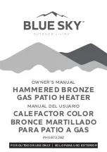 BLUE SKY PHG8732BZ Owner'S Manual preview