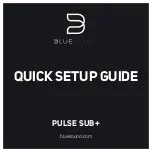 Blue Sound PULSE SUB+ Quick Setup Manual preview