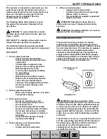 Предварительный просмотр 2 страницы Blue Star 607068 Operator And Parts Manual