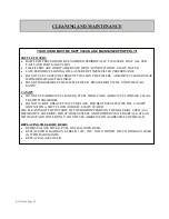 Preview for 30 page of Blue Star BS-PL30240 Installation Use And Care Manual