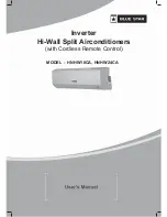 Blue Star HNHW18CA User Manual preview