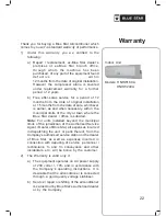 Предварительный просмотр 24 страницы Blue Star HNHW18CA User Manual