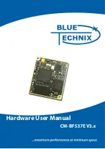 Preview for 1 page of Blue Technix CM-BF537E Hardware User Manual