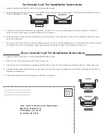 Preview for 1 page of Blue Wave Arctic Armor Leaf Net Installation Instructions