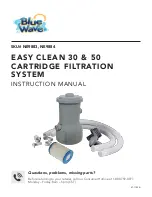 Предварительный просмотр 1 страницы Blue Wave EASY CLEAN 30 Instruction Manual