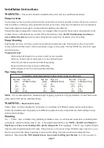 Preview for 5 page of Blue Wave Flow Xtreme NE4513 Owner'S Manual