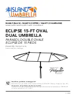 Blue Wave Island Umbrella Eclipse Assembly Instructions Manual preview