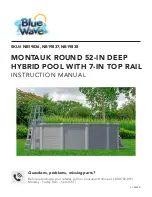 Blue Wave MONTAUK NB19836 Instruction Manual preview