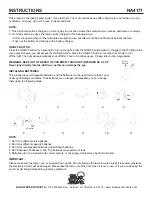 Preview for 1 page of Blue Wave NA4177 Instructions