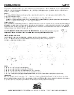 Preview for 2 page of Blue Wave NA4177 Instructions