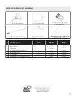 Предварительный просмотр 10 страницы Blue Wave NBP6158 Instruction Manual