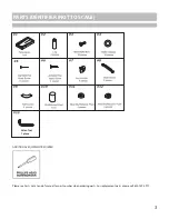 Предварительный просмотр 3 страницы Blue Wave NG1201 Assembly Instructions Manual