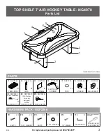 Preview for 3 page of Blue Wave NG4070 Assembly Instructions Manual