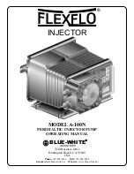 Preview for 1 page of Blue-White industries flexflo A-100N Operating Manual