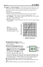 Preview for 14 page of Blue-White CHEM-FEED C-1100E Operating Manual