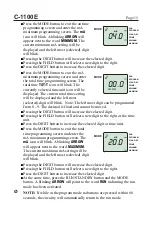 Preview for 15 page of Blue-White CHEM-FEED C-1100E Operating Manual