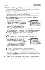 Preview for 20 page of Blue-White CHEM-FEED C-1100E Operating Manual