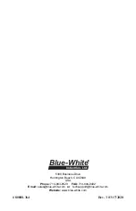 Preview for 28 page of Blue-White CHEM-FEED C-1100E Operating Manual