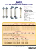 Blue-White F-451 Series Technical Data Sheet предпросмотр