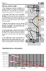 Предварительный просмотр 2 страницы Blue-White F-460 Instruction Manual