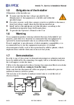 Предварительный просмотр 8 страницы Blue X IntraOs 70 Service & Installation Manual