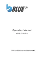 Preview for 1 page of Blue 32BL600 Operation Manual