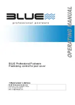 Preview for 1 page of Blue BLUE 120 Operating Manual