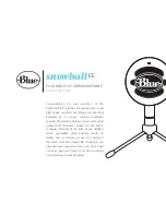 Предварительный просмотр 1 страницы Blue Snowball iCE Quick Start Manual