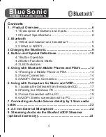 Preview for 4 page of Blueant BLUESONIC User Manual