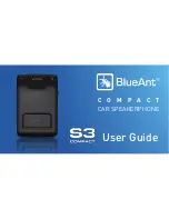 Blueant S3 Compact User Manual preview