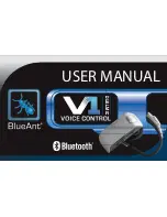 Blueant V1 User Manual preview